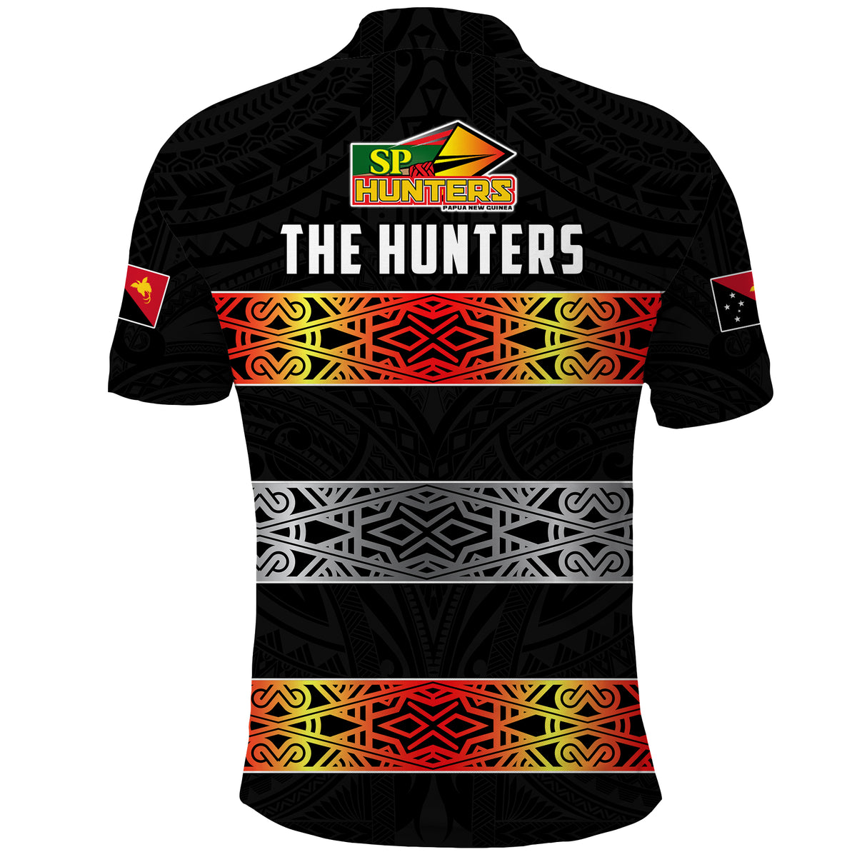 The Hunters PNG Polo Shirt Papua New Guinea Hunters Rugby LT13 - Polynesian Pride