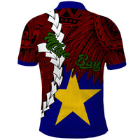 (I hate to say Aiyoni) Papua New Guinea Milne Bay Province Polynesian Polo Shirt Tribal Wave Tattoo LT13 - Polynesian Pride