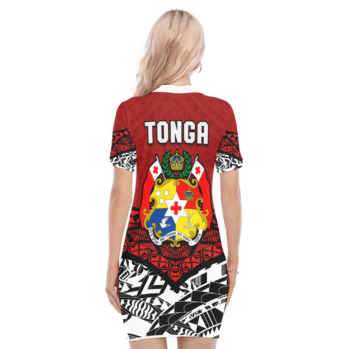 Tonga Polo Dress Independence Anniversary Special Version 2022 LT14 - Polynesian Pride