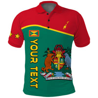 Custom Grenada Polo Shirt Coat Of Arms and Map Impressive LT13 Blue - Polynesian Pride