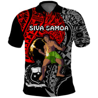 Siva Samoa Polo Shirt Samoan Dance Mix Red Polynesian LT13 Unisex Red - Polynesian Pride
