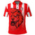 LABASA FA Polo Shirt Football Fijian LT13 Unisex Red - Polynesian Pride