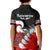 (Custom Personalised) Waitangi Polo Shirt KID Aotearoa Maori Pattern Mix Fern and Manaia Koru LT13 - Polynesian Pride