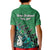 (Custom Personalised) New Zealand Maori Polo Shirt KID Fern and Manaia Version Green LT13 - Polynesian Pride