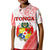 (Custom Text and Number) Tonga Polo Shirt KID Tongan Pattern Blithesome LT13 - Polynesian Pride