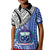 Samoa Polo Shirt Samoan Pattern Newest LT13 Kid Blue - Polynesian Pride