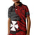 (Custom Text and Number) Wallis and Futuna Polo Shirt KID Enjoy Polynesian Flowers LT13 Unisex Red - Polynesian Pride