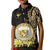 (Custom Personalised) Hawaiian Polynesian Polo Shirt KID Gold Seal of Hawaii LT13 - Polynesian Pride