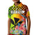 Hawaii Polo Shirt KID Hawaiian Tribal Kanaka Maoli Hibiscus LT14 Kid Reggae - Polynesian Pride