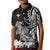 Hawaii Polynesian Polo Shirt KID Wild Hammerhead Sharks LT13 Unisex Black - Polynesian Pride