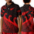 New Zealand Rugby Maori Polo Shirt KID Silver Fern Koru Vibes - Red LT8 Unisex Red - Polynesian Pride