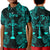 (Custom Personalised) Libra Zodiac Polynesian Polo Shirt KID Unique Style - Turquoise LT8 Unisex Turquoise - Polynesian Pride