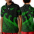 New Zealand Rugby Maori Polo Shirt KID Silver Fern Koru Vibes - Green LT8 Unisex Green - Polynesian Pride