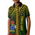 (Custom Text and Number) Cook Islands Polo Shirt KID Polynesian Pattern Stars LT13 - Polynesian Pride