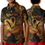 Aquarius Zodiac Polynesian Polo Shirt KID Unique Style - Gold LT8 Unisex Gold - Polynesian Pride