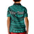 (Custom Personalised) Happy Fathers Day Polo Shirt KID Polynesian Patterns Green Style LT6 - Polynesian Pride