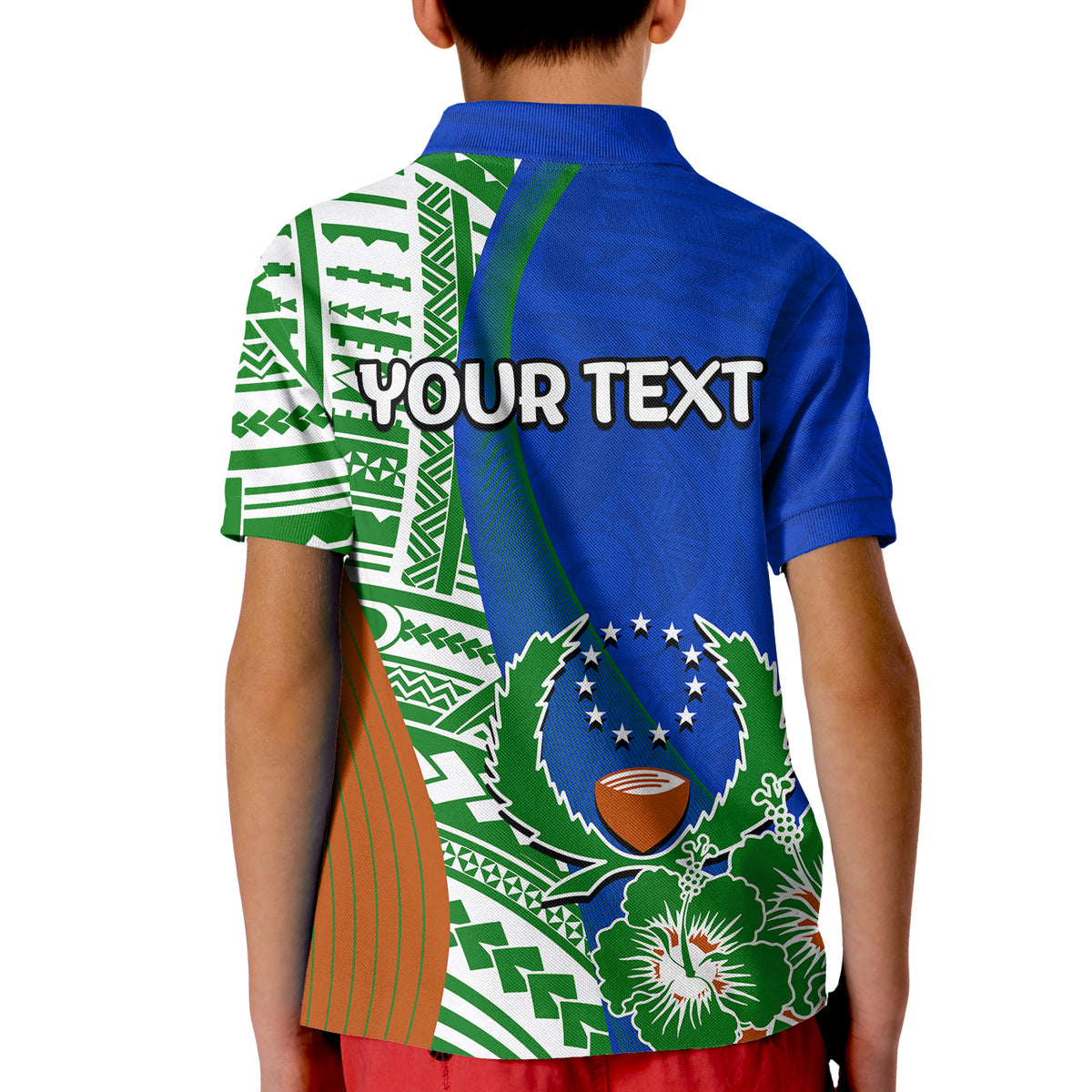 (Custom Personalised) Pohnpei Of Micronesia Polo Shirt KID Vibe Style LT6 - Polynesian Pride
