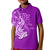 (Custom Personalised) Hammerhead shark Polo Shirt KID Polynesian Purple Style LT6 Unisex Purple - Polynesian Pride