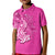 (Custom Personalised) Hammerhead shark Polo Shirt KID Polynesian Pink Style LT6 Unisex Pink - Polynesian Pride