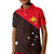 (Custom Personalised) Papua New Guinea And Australia Polo Shirt KID LT6 Unisex Red - Polynesian Pride