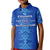 Custom Samoana High School Class Of 95 Samoana Sharks Polo Shirt LT14 Kid Blue - Polynesian Pride