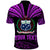 Custom Samoa Tatau Polo Shirt Purple Polynesian Ula Nifo LT13 - Polynesian Pride