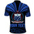 Custom Samoa Tatau Polo Shirt Blue Polynesian Ula Nifo LT13 - Polynesian Pride