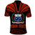 Custom Samoa Tatau Polo Shirt Red Polynesian Ula Nifo LT13 - Polynesian Pride