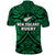 New Zealand Silver Fern Rugby Polo Shirt All Black Green NZ Maori Pattern LT13 - Polynesian Pride