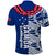 Toa Samoa Rugby Polo Shirt Siamupini Ula Fala Blue LT13 - Polynesian Pride