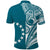 Cook Islands Tatau Polo Shirt Symbolize Passion Stars Version Blue LT13 - Polynesian Pride