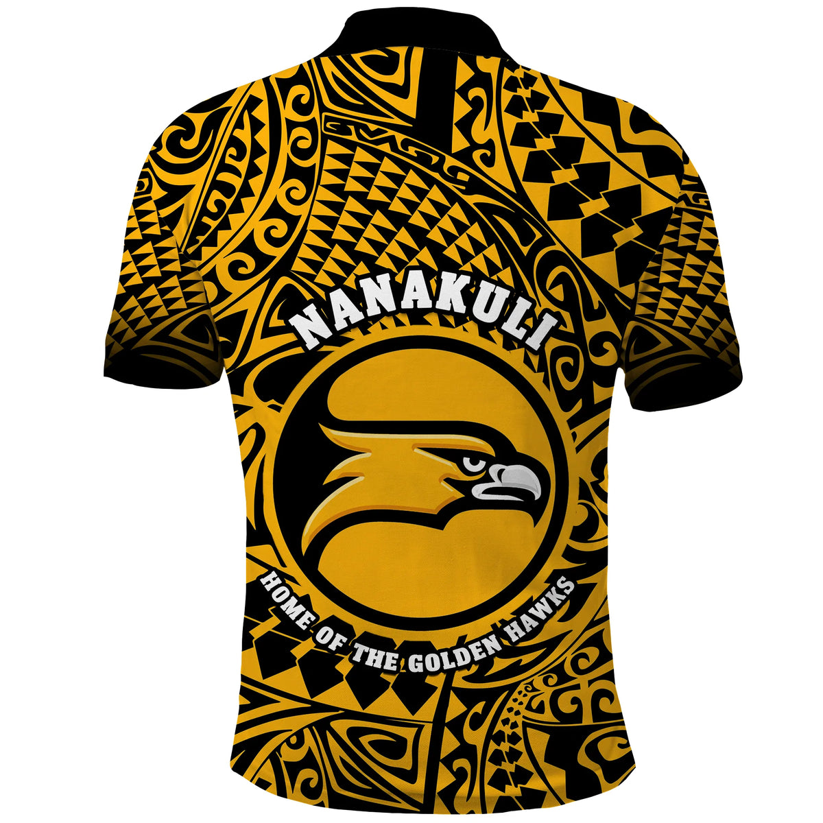 Hawaii Polo Shirt Nanakuli High and Intermediate School Tribal Kakau LT14 - Polynesian Pride