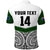 (Custom Text and Number) New Zealand Silver Fern Rugby Polo Shirt Maori Pacific LT14 - Polynesian Pride