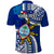 Custom Guam Philippines Polo Shirt Guaman Filipinas Together Blue LT14 - Polynesian Pride