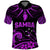 Custom Samoa Tatau Polo Shirt Purple Polynesian Ula Nifo LT13 Purple - Polynesian Pride