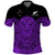 (Custom Text and Number) New Zealand Tiki Rugby Polo Shirt NZ Maori Koru Pattern Ver.04 LT14 Purple - Polynesian Pride