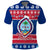 Custom Guam Christmas Polo Shirt Guaman Seal Polynesian Felis Pusgua LT14 Blue - Polynesian Pride