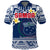 Custom Samoa Polo Shirt Samoan Plumeria Flowers Mix Polynesian Pattern LT14 - Polynesian Pride