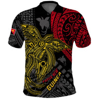 (Custom Text and Number) Papua New Guinea Polo Shirt Raggiana Birds Of Paradise Happy 47th Independence Day LT13 - Polynesian Pride