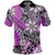 Custom Hawaii Polo Shirt Tribal Plumeria With Polynesian Turtle Ver.02 LT14 Purple - Polynesian Pride