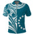 Cook Islands Tatau Polo Shirt Symbolize Passion Stars Version Blue LT13 Blue - Polynesian Pride