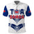 Custom Personalise Text and Number Toa Samoa Rugby Polo Shirt Siamupini Proud White LT13 - Polynesian Pride