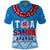 Toa Samoa Rugby Polo Shirt Manu Siva Tau Style Ulafala LT13 Blue - Polynesian Pride