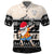 Hawaii Mele Kalikimaka Polo Shirt Dabbing Santa Black Merry Christmas LT14 Black - Polynesian Pride