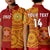 (Custom Text And Number) Tonga Vavau High School Polo Shirt KID Class Of Year Tongan Ngatu Pattern LT14 Kid Red - Polynesian Pride