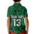 (Custom Text and Number) New Zealand Silver Fern Rugby Polo Shirt All Black Green NZ Maori Pattern LT13 - Polynesian Pride