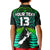 (Custom Text and Number) Aotearoa Fern Polo Shirt KID New Zealand Hei Tiki Green Style LT13 - Polynesian Pride