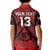 (Custom Text and Number) Tonga Rugby MMT Polo Shirt KID Ngatu Mate Maa Tonga Grunge LT13 - Polynesian Pride