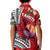 Tahiti Islands Polo Shirt KID Polynesian Shark Mix Tropical Flowers LT14 - Polynesian Pride