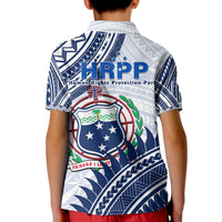 HRPP Samoa Polo Shirt Samoan Coat Of Arms Polynesian Pattern LT14 - Polynesian Pride